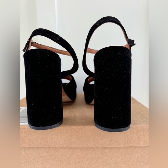 Anthropologie Black Platform Sandals - Picture 6 of 9